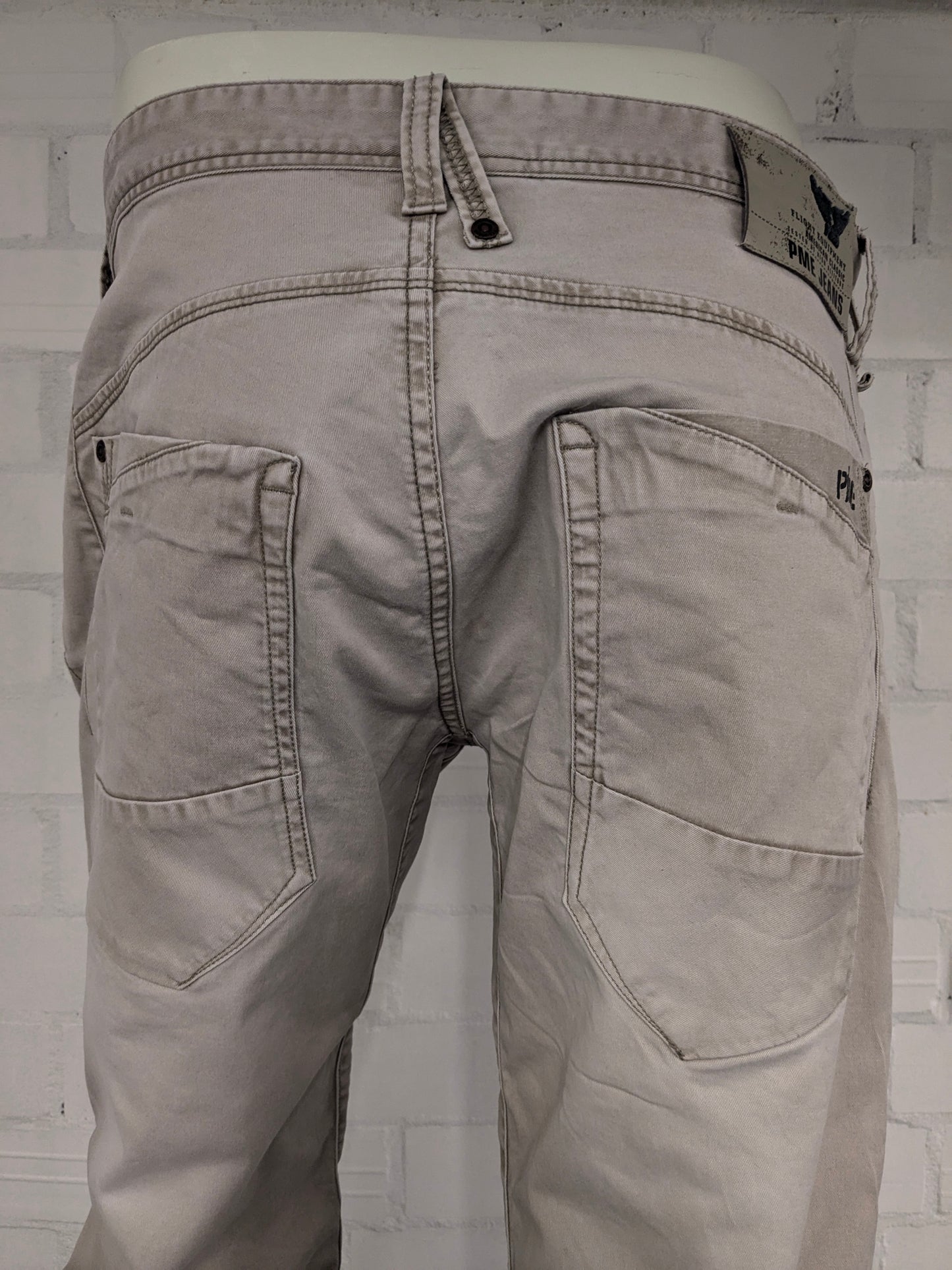 Pantaloni PME Legend Bare Metal. Colore beige. Taglia W33 - L32.