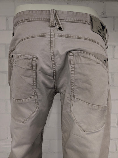Pantaloni PME Legend Bare Metal. Colore beige. Taglia W33 - L32.