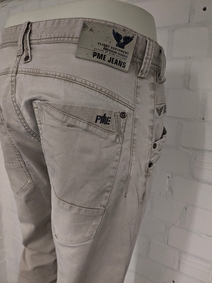 Pantaloni PME Legend Bare Metal. Colore beige. Taglia W33 - L32.