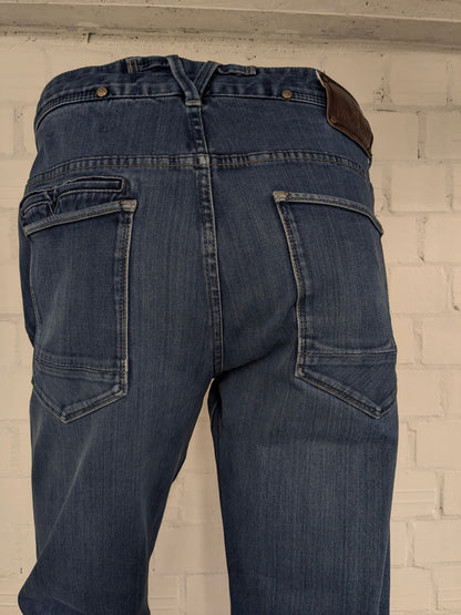 Vanguard jeans. Blauw gekleurd. Maat W36 - L36.