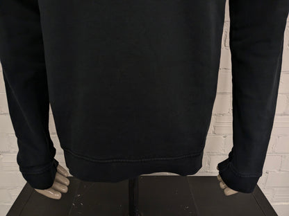 Suéter de Buda a Buda. Negro con estampado. Talla XL.