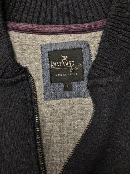 Vanguard vest with zipper. Dark Blue colored. Size L. "Ambassador."
