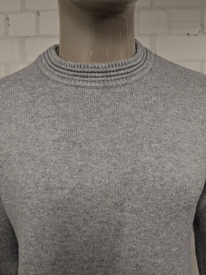 Jersey Scotch & Soda. Gris claro mezclado. Talla L.
