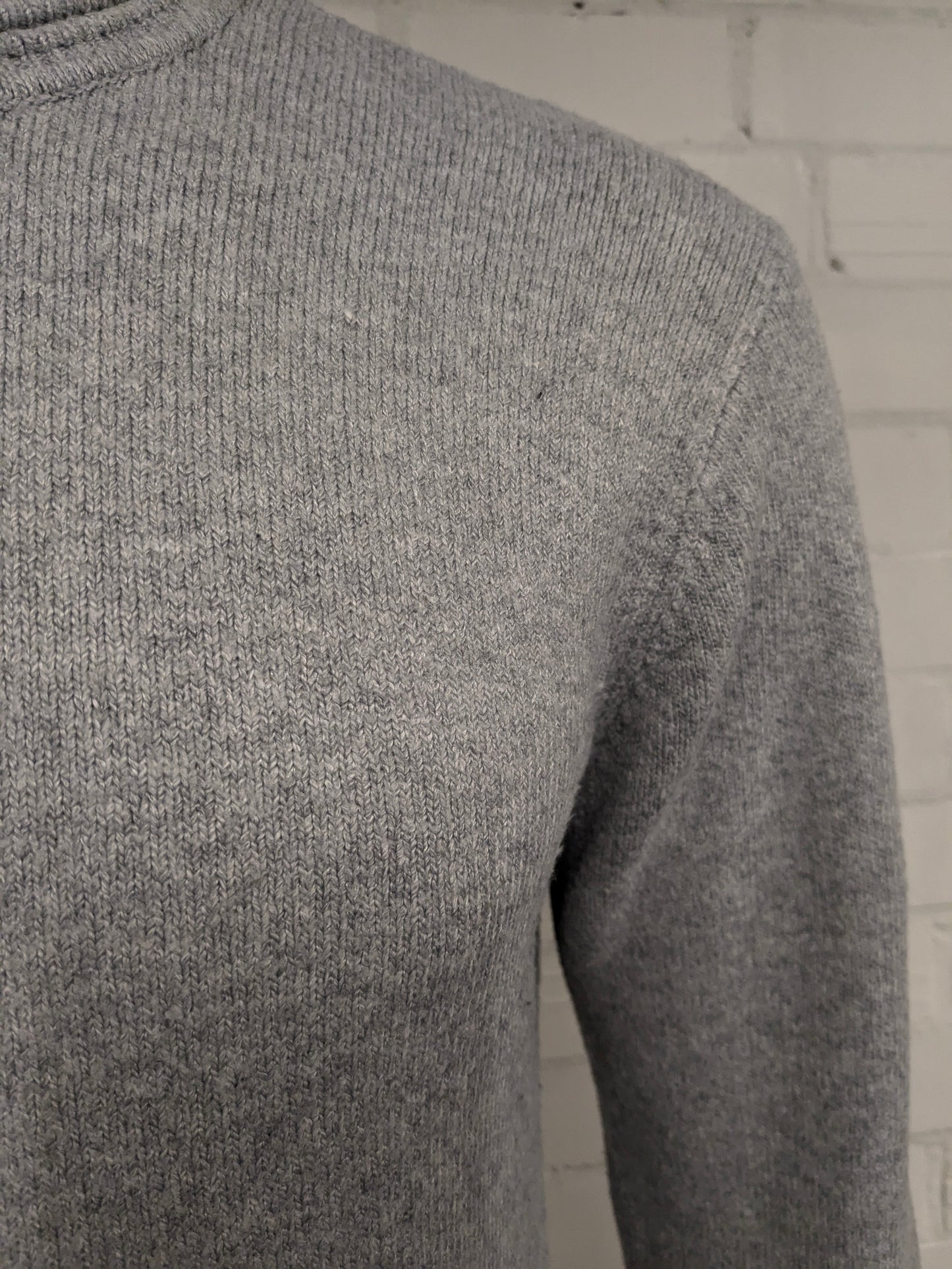 Jersey Scotch & Soda. Gris claro mezclado. Talla L.