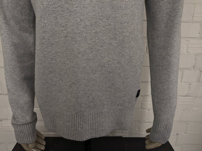 Jersey Scotch & Soda. Gris claro mezclado. Talla L.
