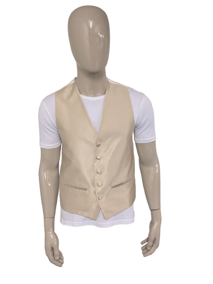 Anthony gilet. Goudkleurig motief. Maat M.