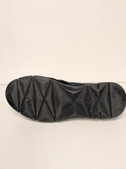 Sneaker Floris van Bommel in pelle. Colore blu scuro. Taglia 8,5/42,5