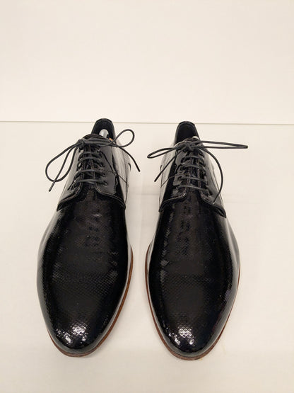 Hugo Boss Lak Leren veterschoenen. Donker Bruin gekleurd. Maat 42.