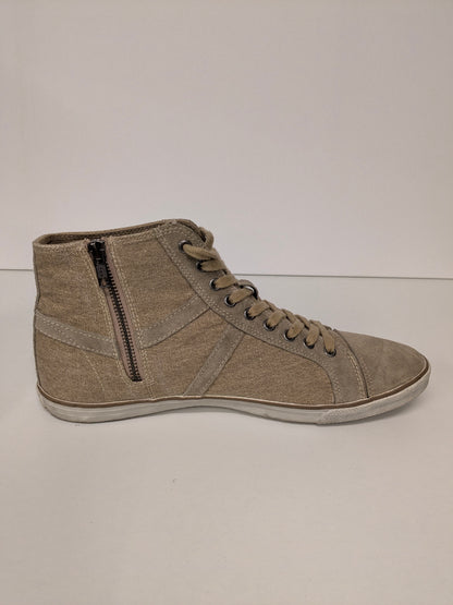 Boss Orange / Hugo Boss hoge stoffen sneakers. Beige gekleurd. Maat 42.
