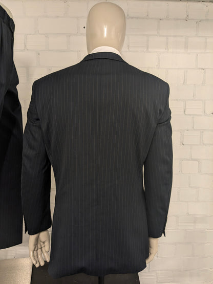 Abito in lana Royal Bartlett & Walker. Blu Marrone a strisce. Taglia 48/M.