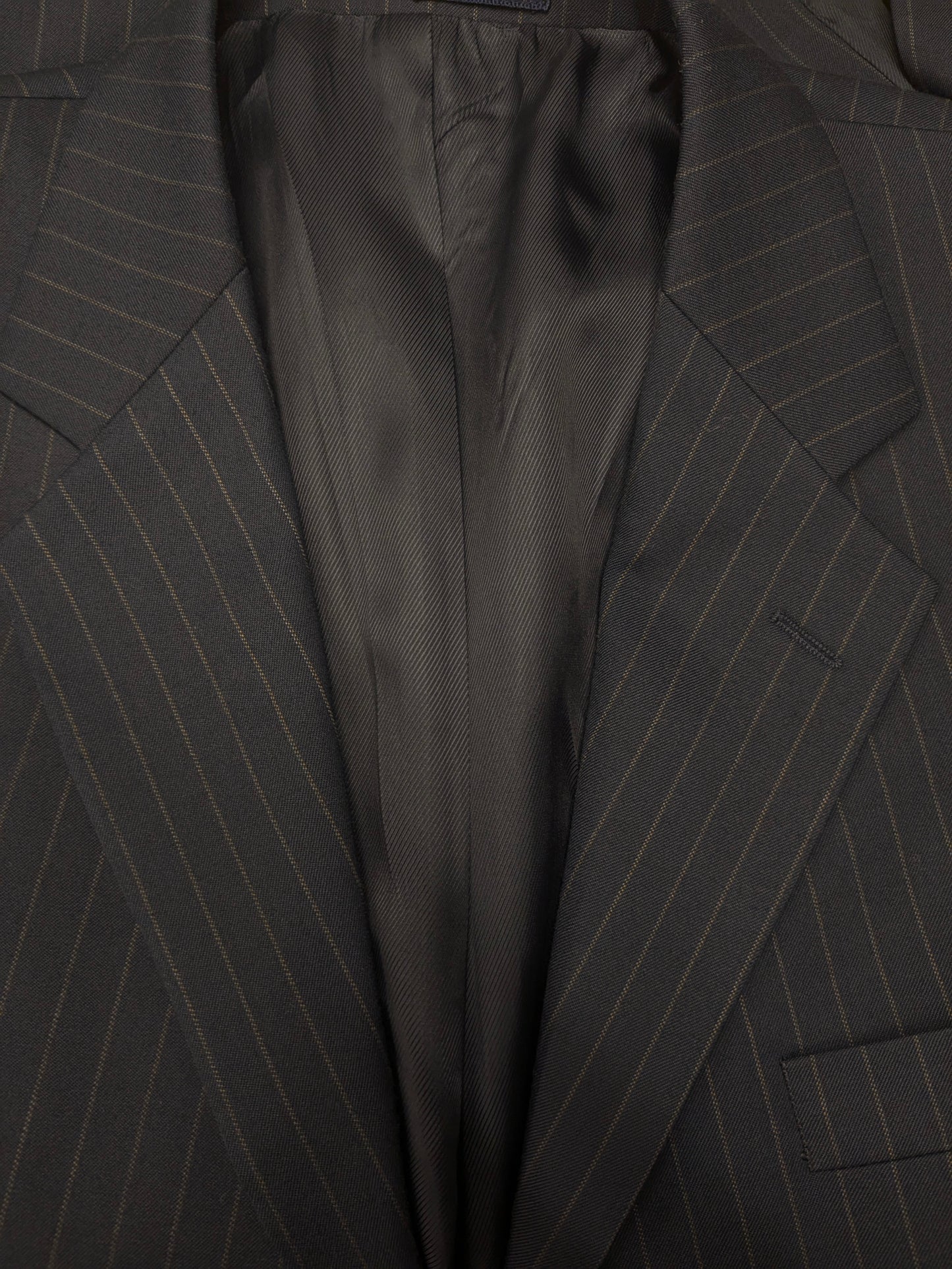 Abito in lana Royal Bartlett & Walker. Blu Marrone a strisce. Taglia 48/M.