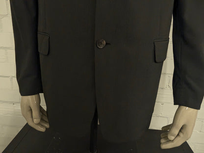 Frans Molenaar Wool jacket. Black and white striped. Size 50 / M.