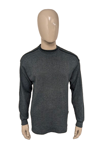 Dat's Creation sweater – green mixed – size L