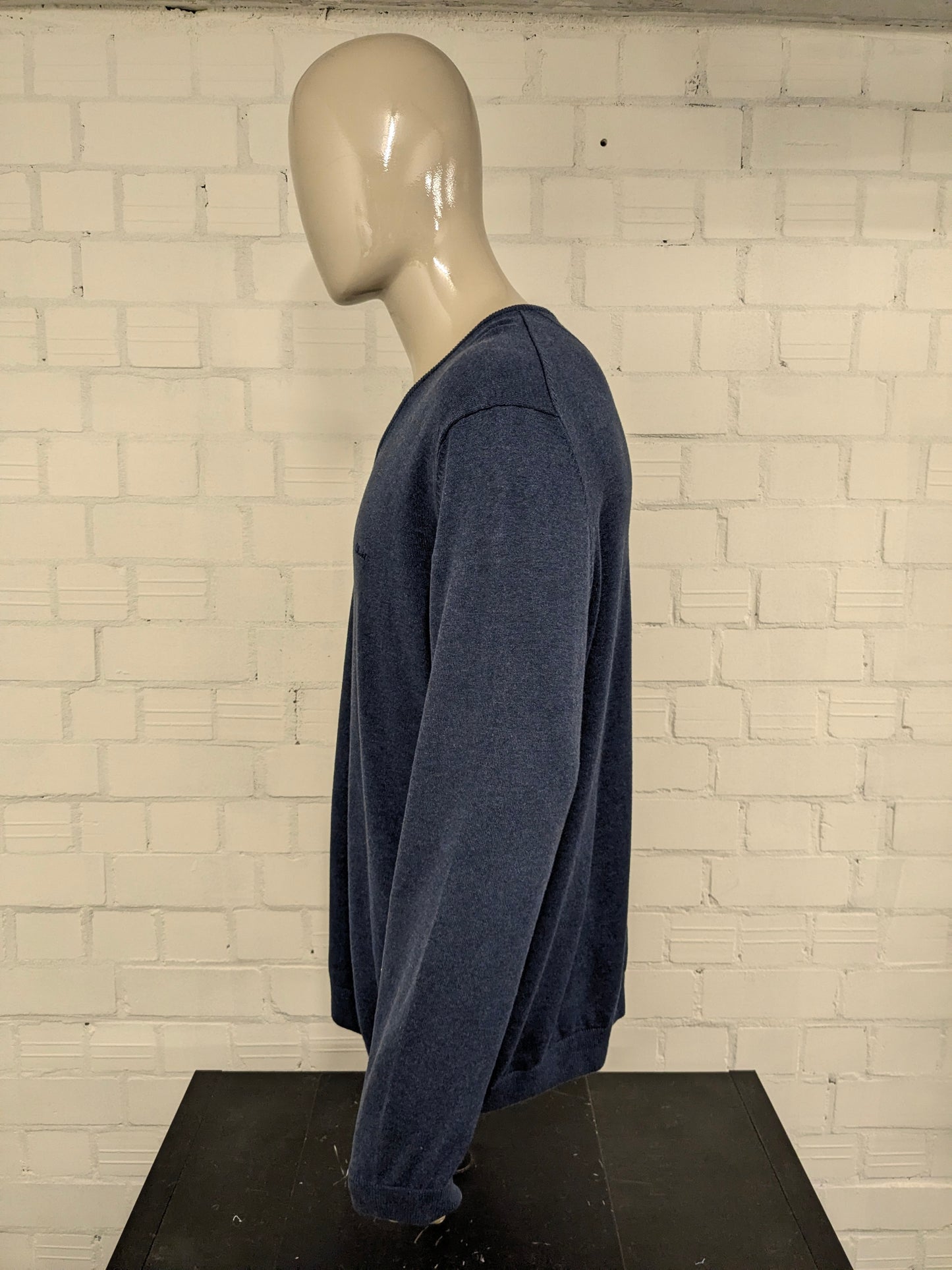 s Oliver casual trui. Donker Blauw gemêleerd. Maat 2XL / XXL.