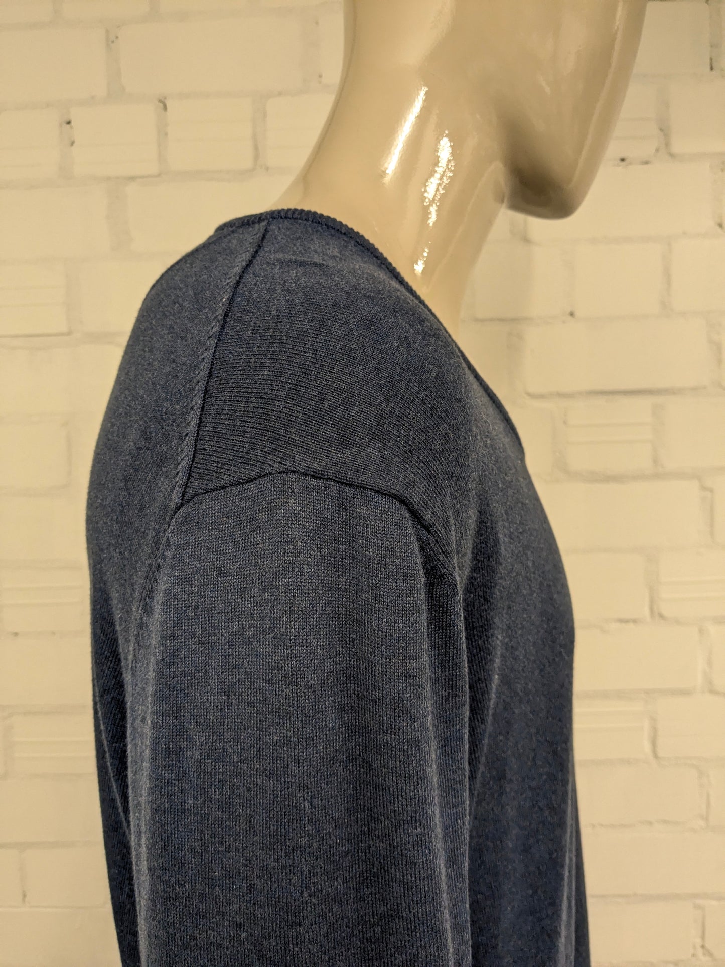 s Oliver casual trui. Donker Blauw gemêleerd. Maat 2XL / XXL.