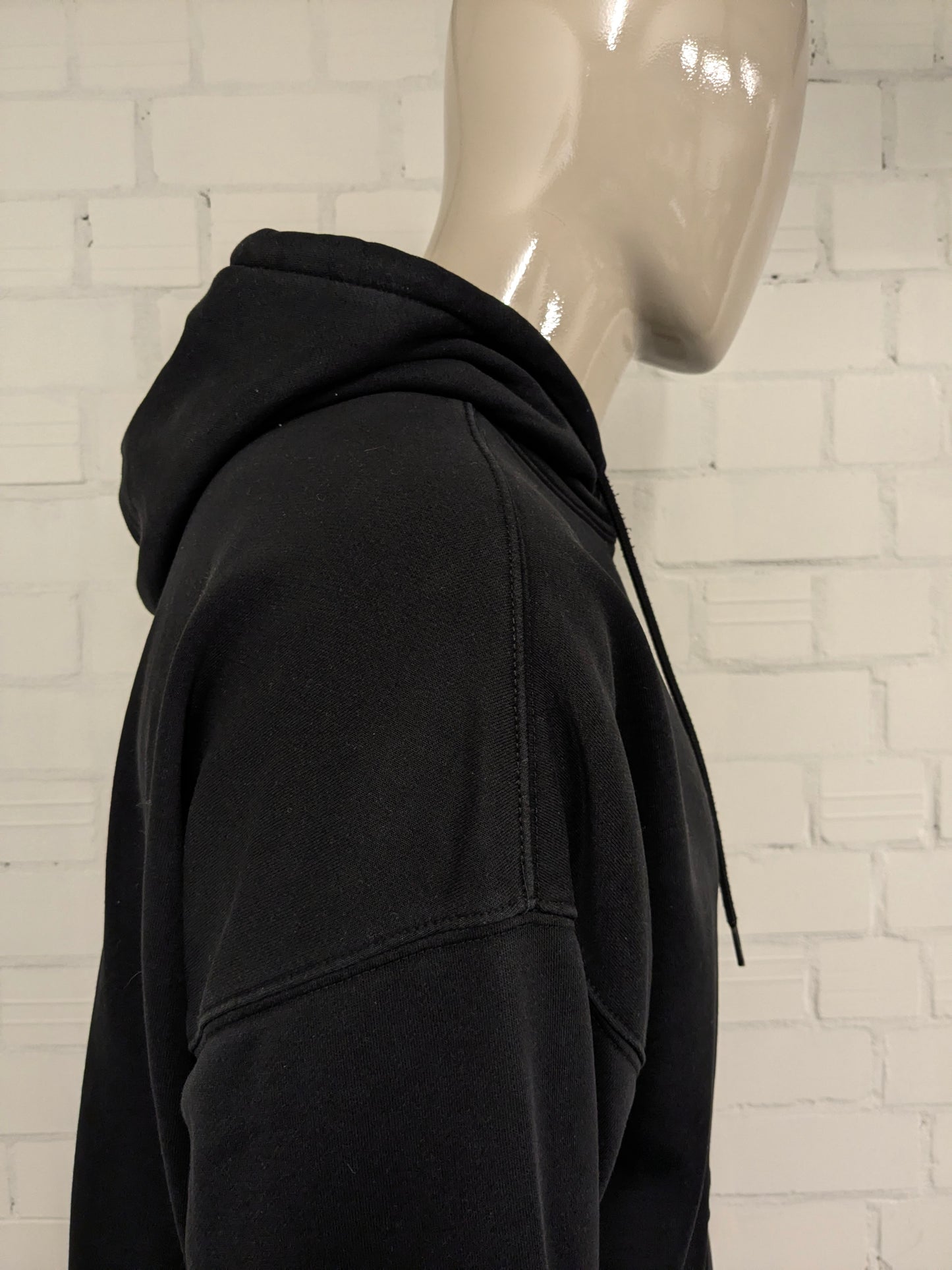 Sweat à capuche H&M "Days of the Hoops". Noir avec impression. Taille XL. coupe surdimensionnée.