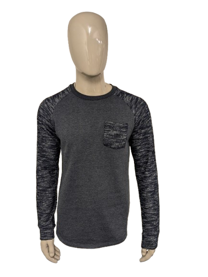 Maglione di Jack&Jones. Blu Grigio misto. Taglia M.