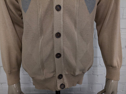 Bartlett & Walker cardigan. Beige Gray Blue colored. Size XL.