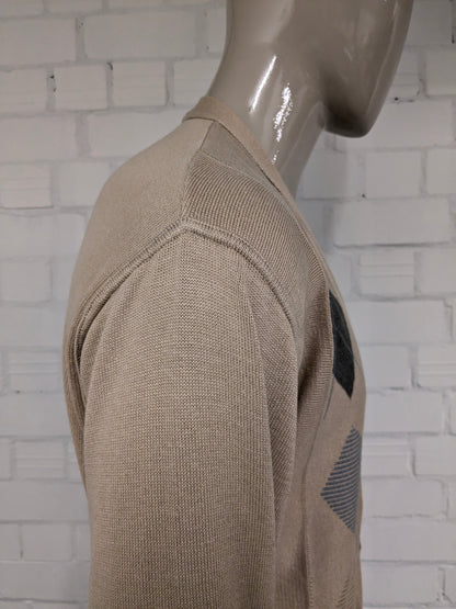 Bartlett & Walker cardigan. Beige Gray Blue colored. Size XL.