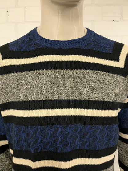 Scotch & Soda sweater. Blue Black Beige colored. Size XL.