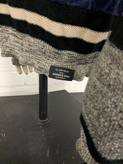 Scotch & Soda sweater. Blue Black Beige colored. Size XL.