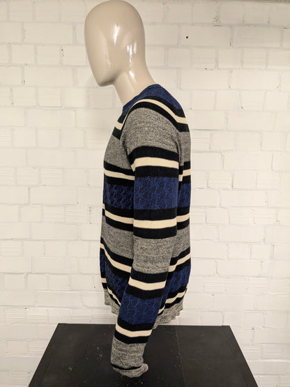 Scotch & Soda sweater. Blue Black Beige colored. Size XL.