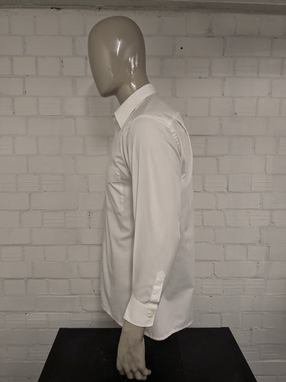 Vintage Olymp Luxor overhemd Beige gekleurd. Maat L.