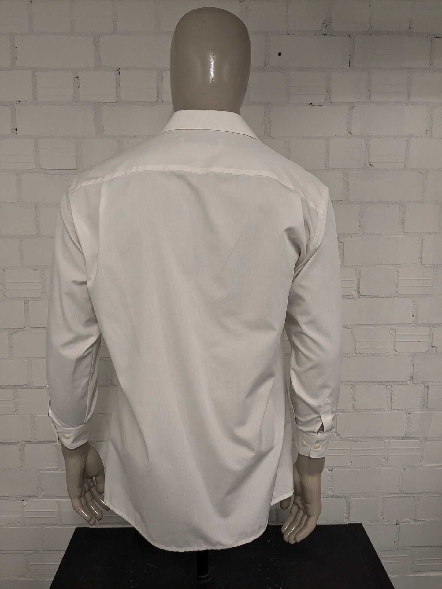 Vintage Olymp Luxor overhemd Beige gekleurd. Maat L.