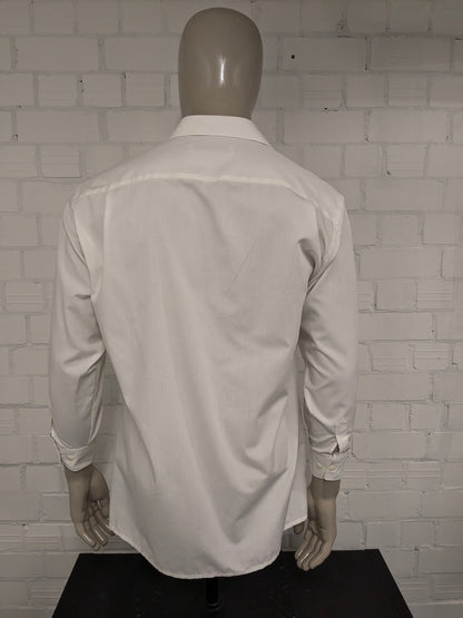 Vintage Olymp Luxor overhemd Beige gekleurd. Maat L.