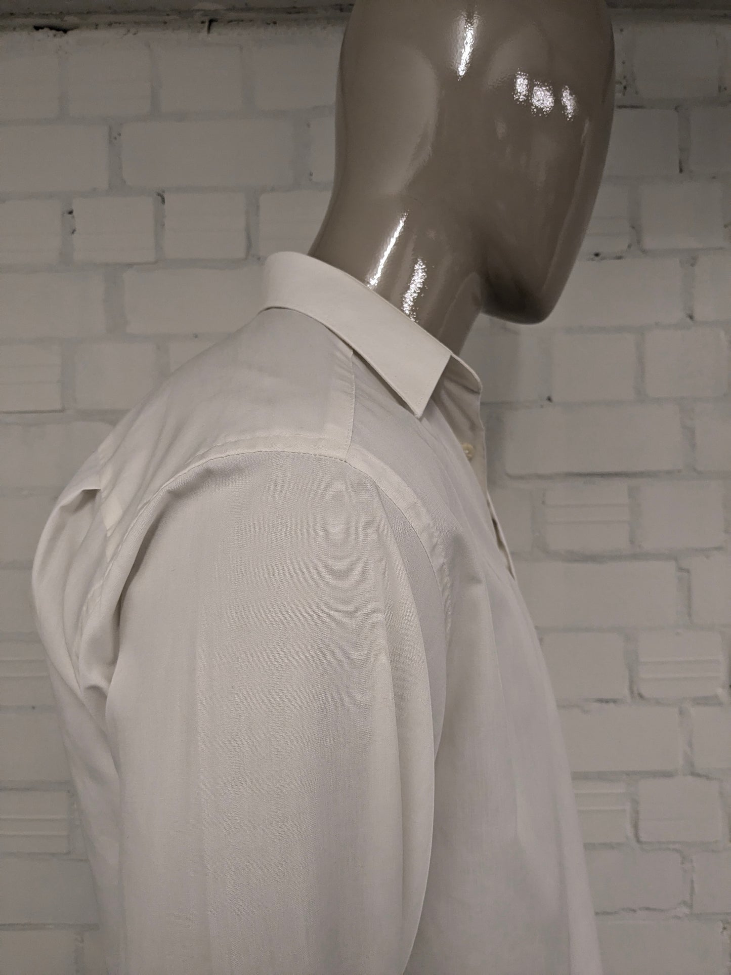 Vintage Olymp Luxor overhemd Beige gekleurd. Maat L.