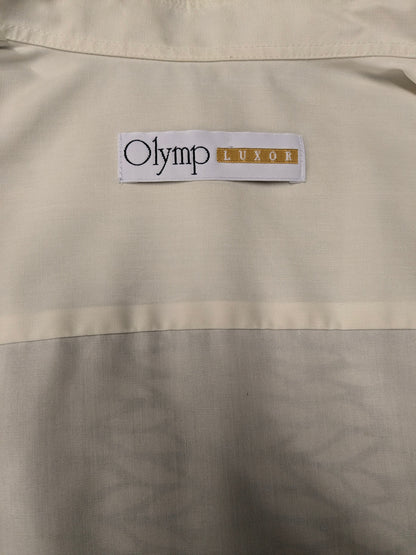 Vintage Olymp Luxor overhemd Beige gekleurd. Maat L.