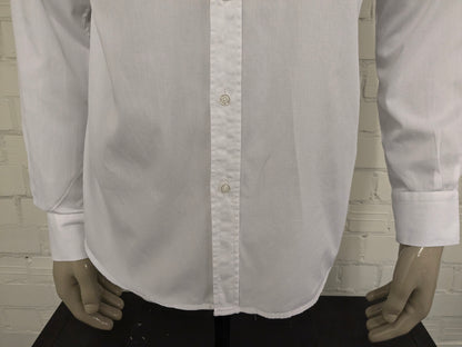 Sartoria Leoni overhemd. Wit gekleurd. Maat XL.