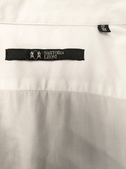 Sartoria Leoni overhemd. Wit gekleurd. Maat XL.