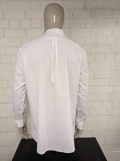 Camisa Stafford. De color blanco. Talla XL. ajuste regular.