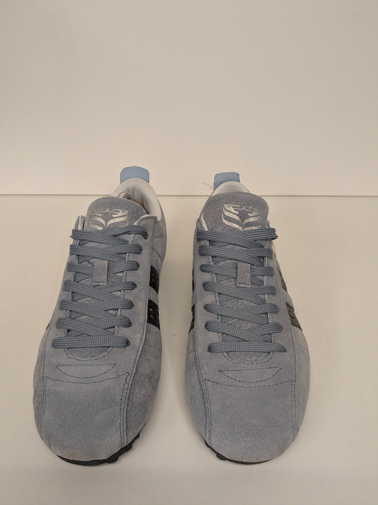 Zapatillas Quick Typhoon sp de piel. De color azul claro. Talla 44.