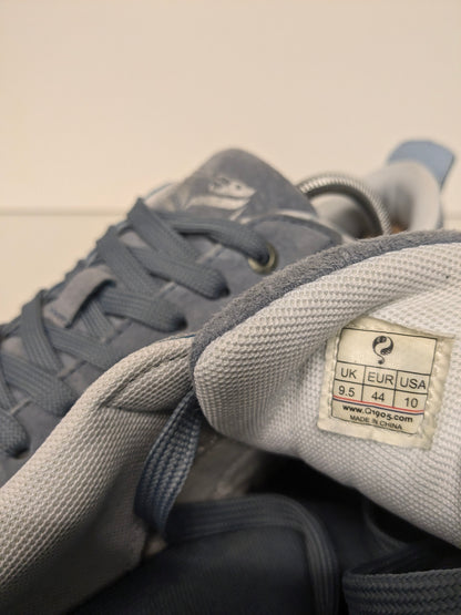 Zapatillas Quick Typhoon sp de piel. De color azul claro. Talla 44.