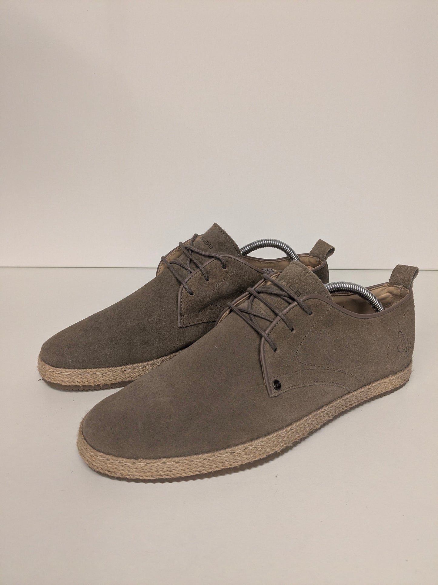 Rehab Leren veterschoenen. Bruin gekleurd. Maat 43.