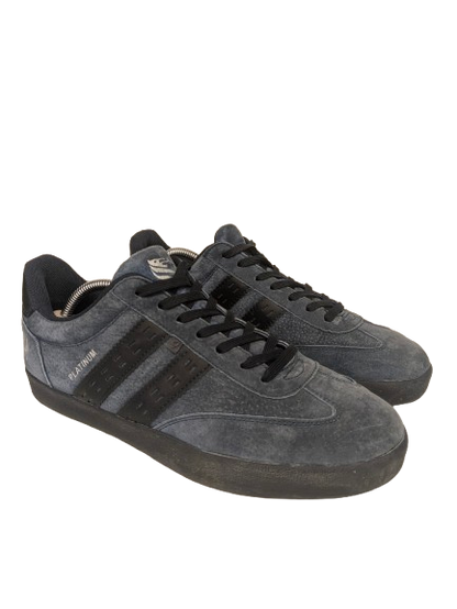 Quick Platinum leren sneakers. Blauw Zwart gekleurd. Maat 44.