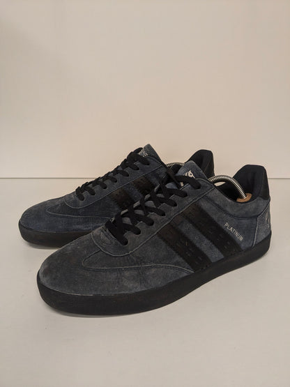 Quick Platinum leren sneakers. Blauw Zwart gekleurd. Maat 44.