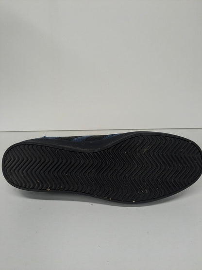 Quick Platinum leren sneakers. Blauw Zwart gekleurd. Maat 44.