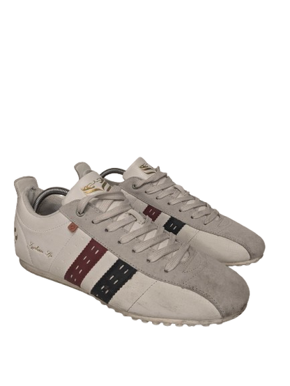 Zapatillas Quick Typhoon sp de piel. De color blanco. Talla 44.