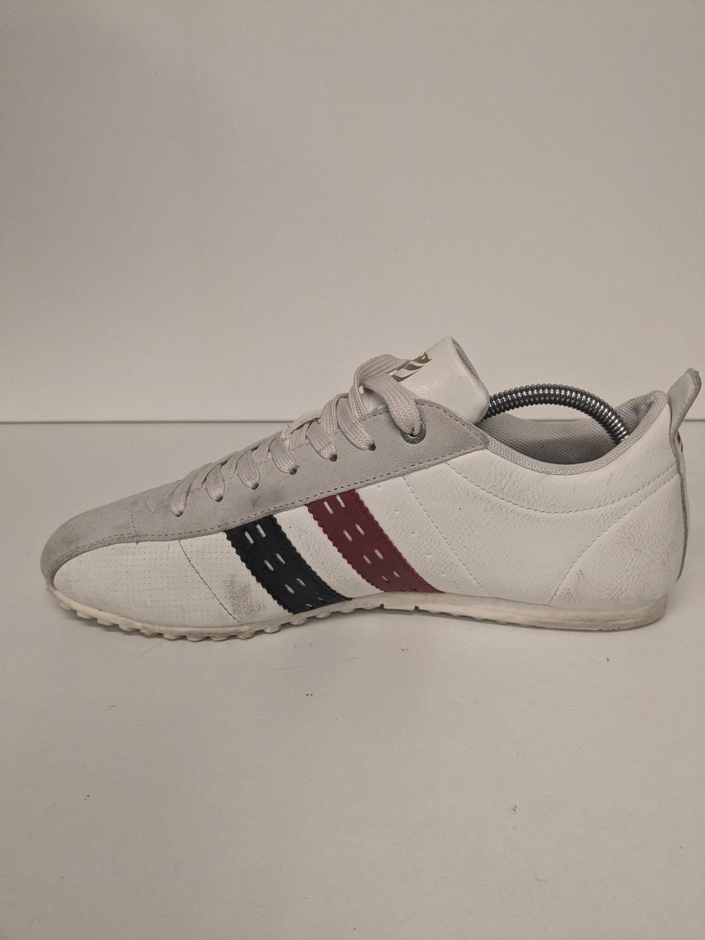 Zapatillas Quick Typhoon sp de piel. De color blanco. Talla 44.