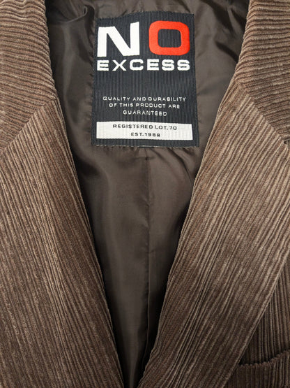 No Excess ribcolbert. Dikkere rib. Bruin gekleurd. Maat L.