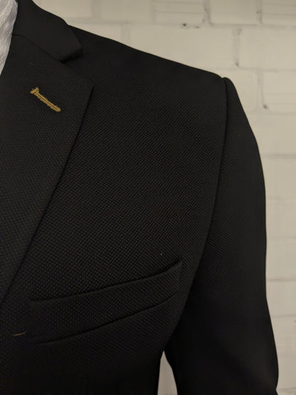 Wam Denim colbert. Zwart motief. Maat 50 / M.