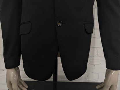 Wam Denim colbert. Zwart motief. Maat 50 / M.