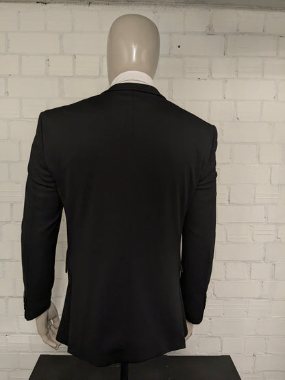 Wam Denim colbert. Zwart motief. Maat 50 / M.