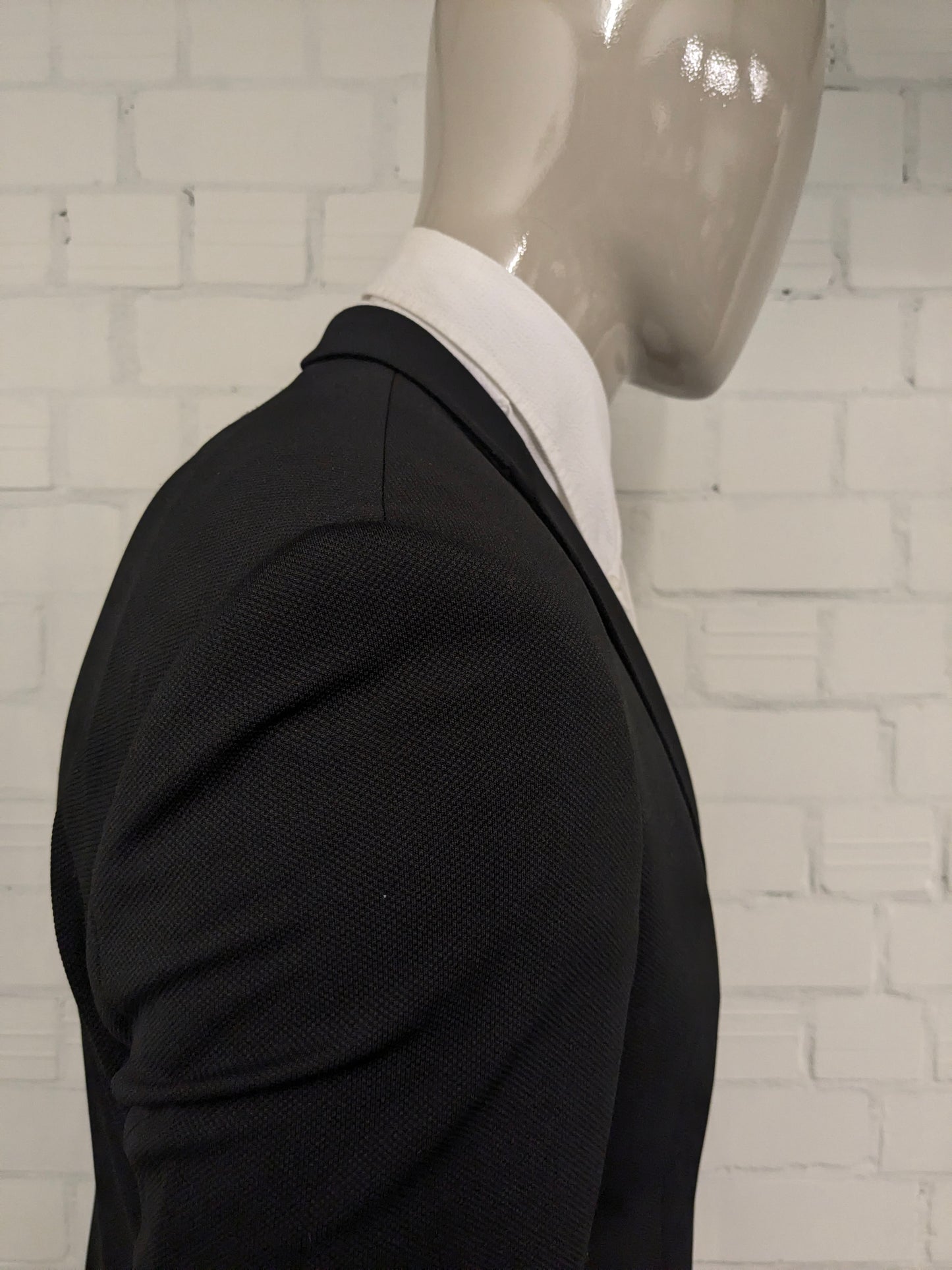 Wam Denim colbert. Zwart motief. Maat 50 / M.