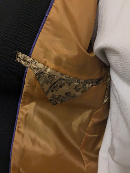 Wam Denim colbert. Zwart motief. Maat 50 / M.