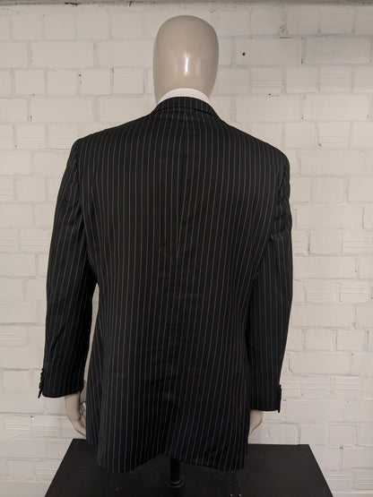 Kool Businees colbert. Zwart Wit gestreept / krijtstreep. Maat 104 (52 / L).