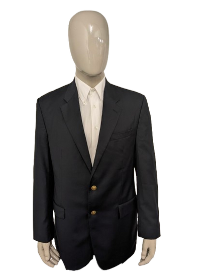 Giacca vintage Lauren Ralph Lauren in lana con bottoni color oro. Colore blu scuro. Taglia 52/L.